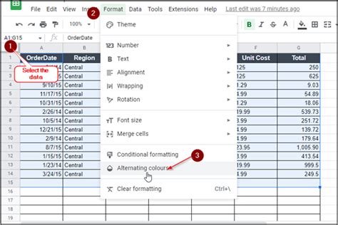 How to Highlight Every Other Row in Google Sheets (Alternate .